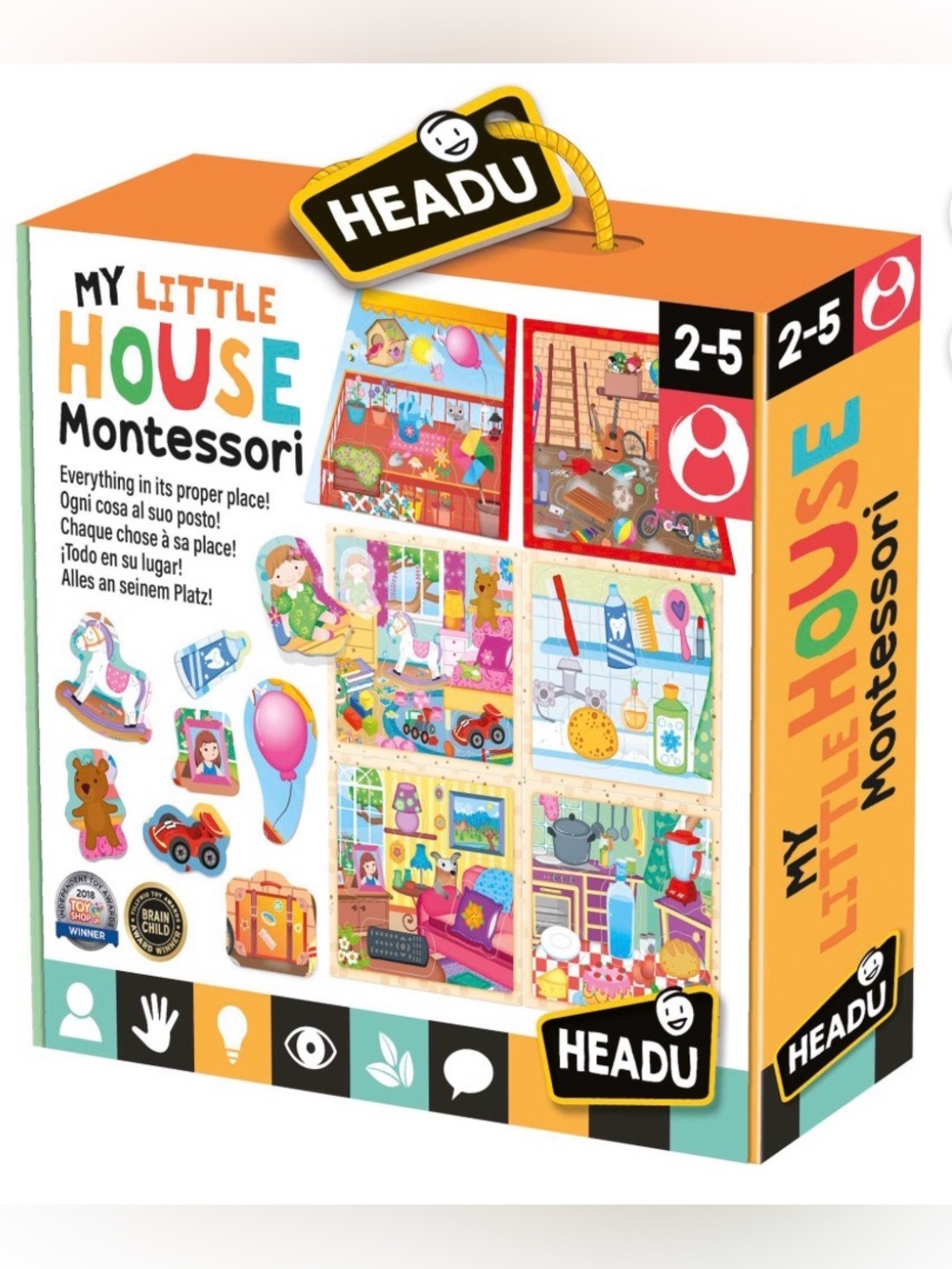Headu My Little House Montessori Kids Puzzles